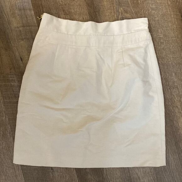Kate Spade “Skirt the Rules” Ivory High Waist Skirt Size 8 - Picture 3 of 7